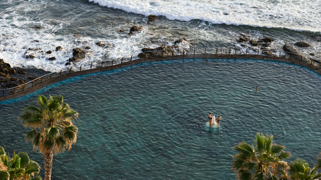 Natural swimming pool at the OCÉANO Hotel