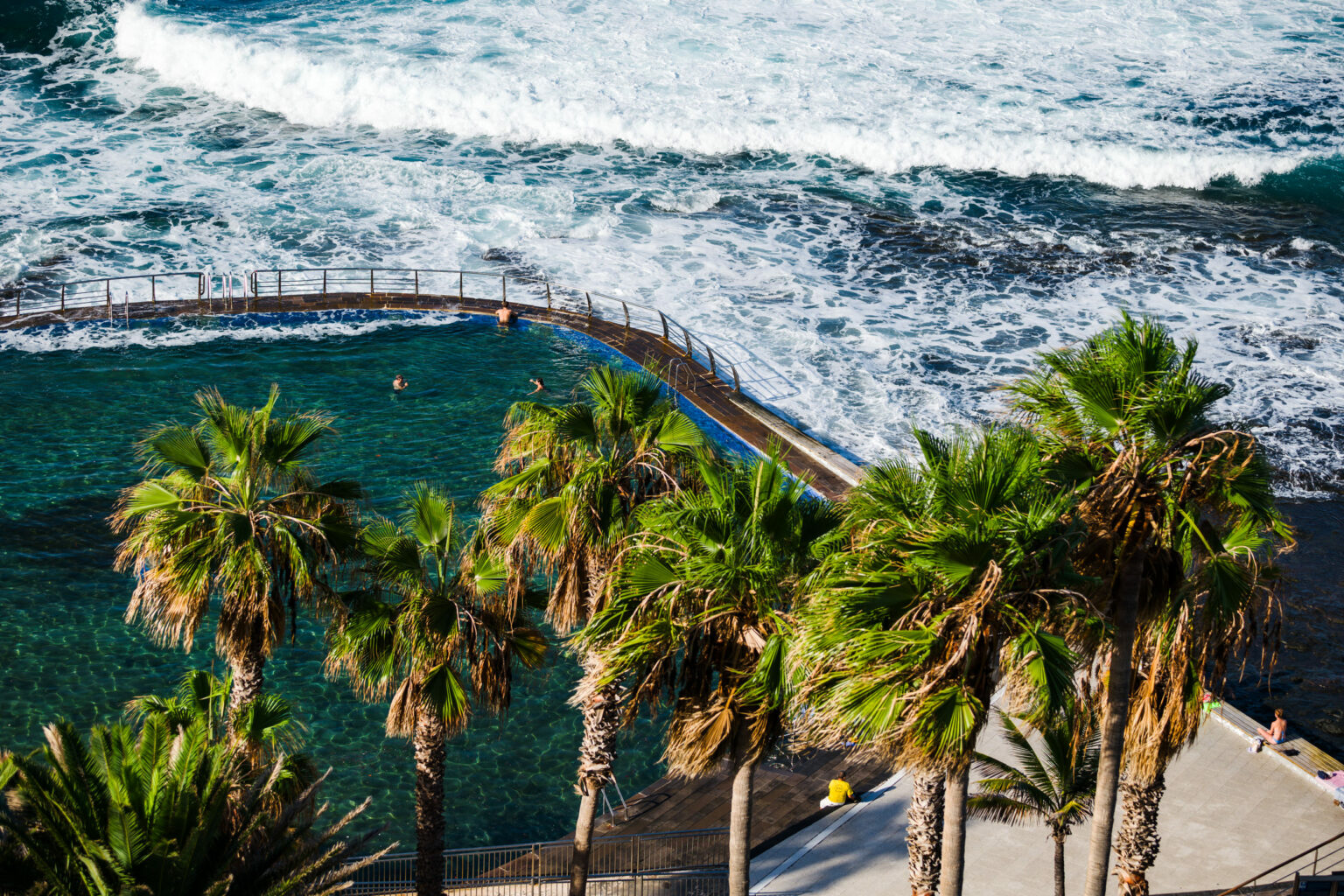 Natural seawater pool at OCÉANO